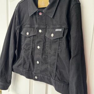 Calvin Klein Black Button-Up Jacket